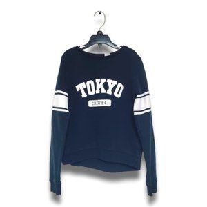 H&M Girl's 10-12 Sweatshirt Tokyo Black!